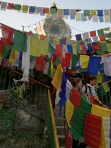 Prayer flags @ temple of HH Dalai Lama
